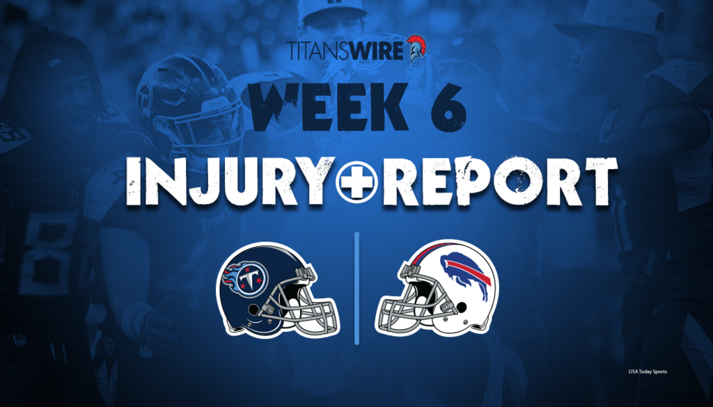 Tennessee Titans cornerback Caleb Farley injury update vs. Buffalo Bills