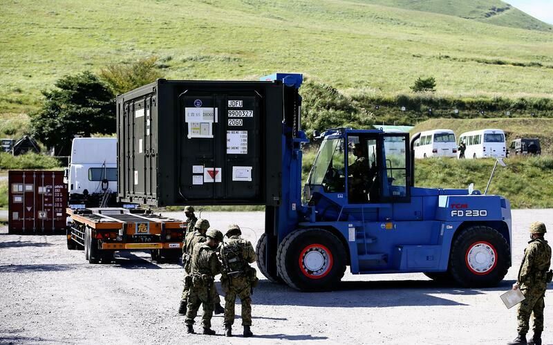 GSDF conducts large-scale logistic drills