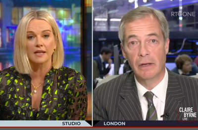 Nigel Farage put firmly in his place on Irish TV over IRA video: ‘You haven’t got a clue’