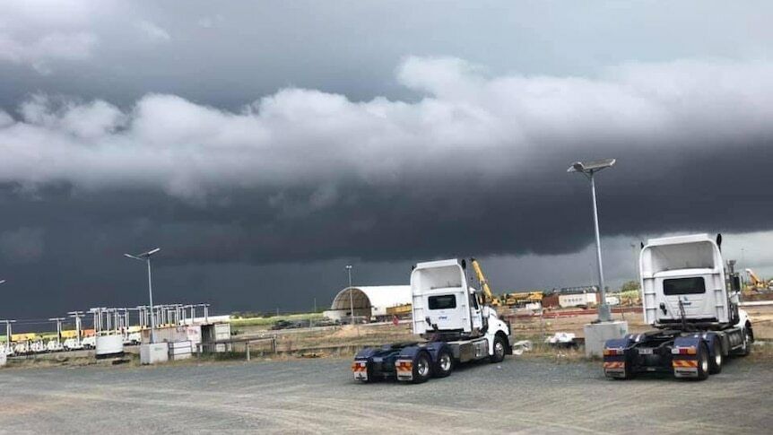 Parts of central Queensland pummelled by hail as…
