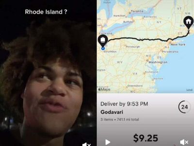 DoorDash driver goes viral after revealing delivery request from 700 miles away