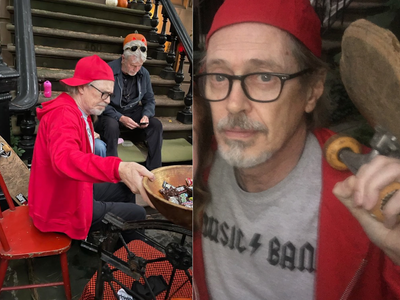 Steve Buscemi wins Halloween by dressing as his own iconic ‘How Do you Do Fellow Kids’ meme