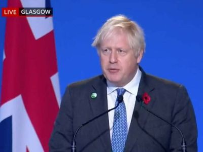 Boris Johnson quotes Greta Thunberg’s ‘blah blah blah’ jab at COP26 but doesn’t use her name