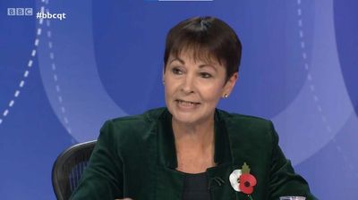 Caroline Lucas calls Boris Johnson the ‘biggest problem of all’ in scathing takedown on Question Time