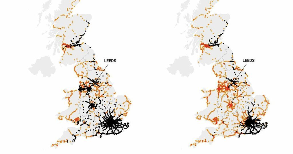 Incredible graphic shows the difference HS2 will make…