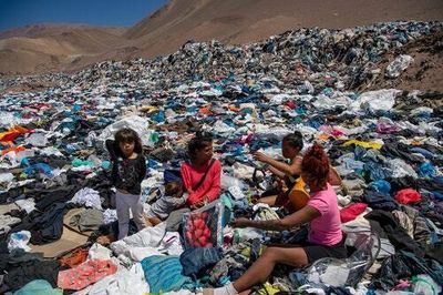 There’s an actual mountain of trashed fast fashion in Chile