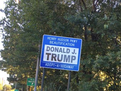 Donald Trump’s ‘highway beautification’ sign that’s stood for decades in NYC to be pulled down