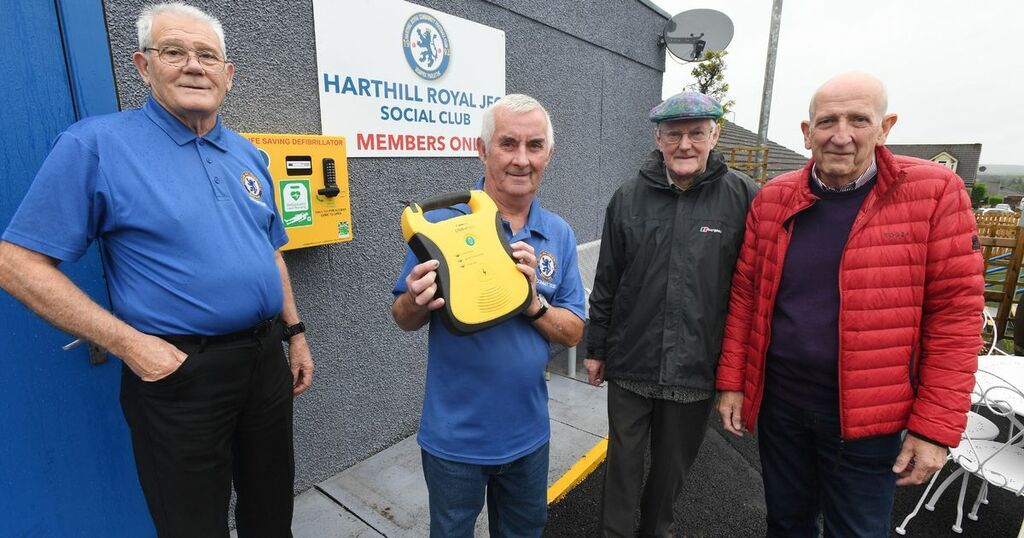 West Lothian football club unveils new lifesaving…