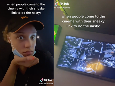 Cinema worker leaves people mortified after viral TikTok reveals what staff can actually see during films