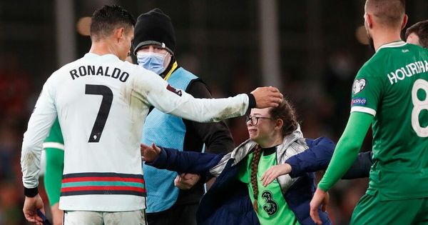 Girl who ran on pitch and got Cristiano Ronaldo's jersey says she 'was  fined €3,000' - Irish Mirror Online