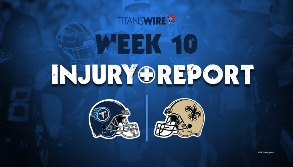 Tennessee Titans' Julio Jones questionable, Saints' Alvin Kamara out