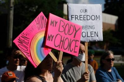 A majority of people disapprove of the Supreme Court's Roe decision, a new poll shows