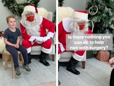 Anger as Santa asks mum of Deaf child if she can ‘help him with surgery’ to ‘fix’ deafness