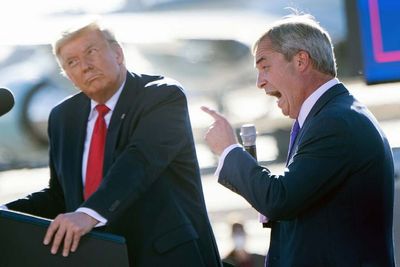 Seven times Nigel Farage sucked up to Donald Trump