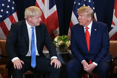 Donald Trump complains that Boris Johnson is now ‘on the more liberal side’