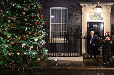 Boris Johnson struggled to turn on the Downing Street Christmas lights and the jokes wrote themselves