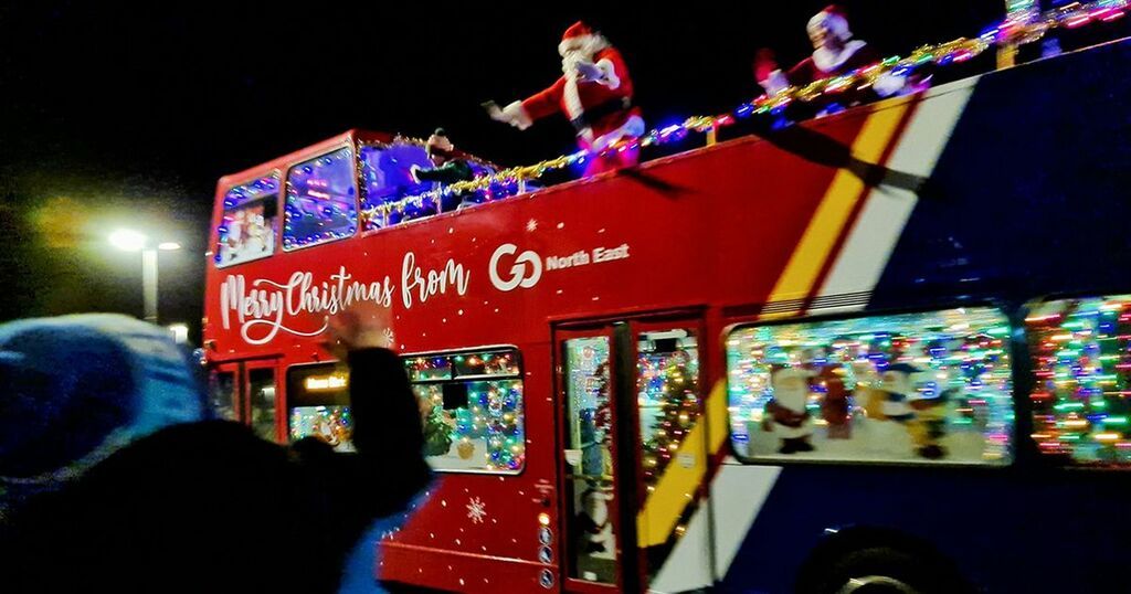 Santa bus returns for magical tour of North East