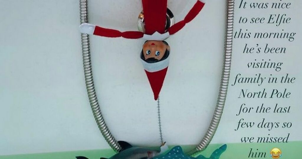 Stacey Solomon Steps Up Elf On The Shelf Game With…