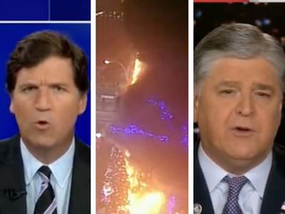 Amazing supercut video shows Fox News hosts are more outraged by burnt Christmas tree than Jan 6 insurrection