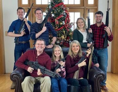 The Boebert and Massie families are ready for war and/or Christmas