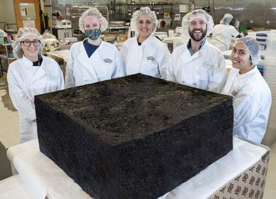 Cannabis company bakes the world’s largest weed brownie weighing 850lbs