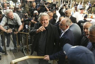 Polo shirt enthusiast Steve Bannon surrendered to New York prosecutors