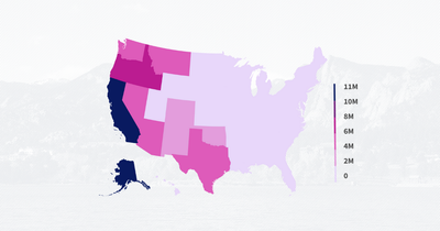 How many wildfires occur in the US?