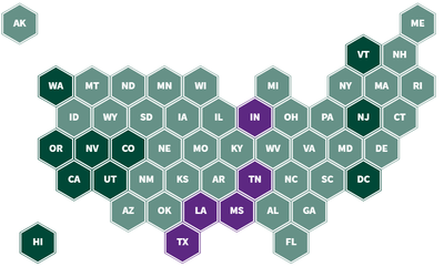 How common was by-mail voting before COVID-19 and which states will allow it in 2020?