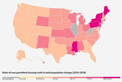 Ownership, construction and homelessness: How housing has changed across the states since 2010