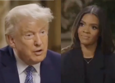 Trump criticised the US education system and Candace Owens face said everything