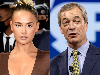 Nigel Farage unexpectedly defends Molly-Mae Hague over her controversial ‘24 hour’ comments