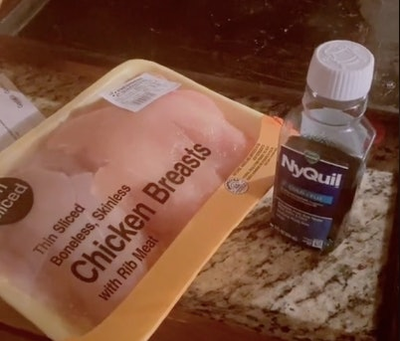 People are braising chicken in NyQuil as a cold remedy — again