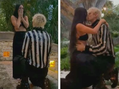 Megan Fox and Machine Gun Kelly got engaged then ‘drank each other’s blood’ - the best reactions