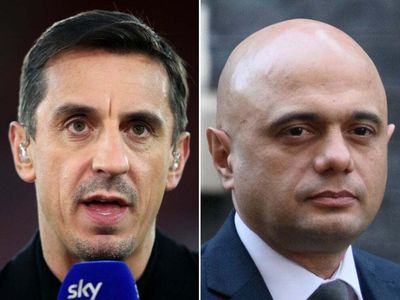 ‘You’ve been taking the p**s for two years’ Gary Neville lays into Sajid Javid following Johnson defence
