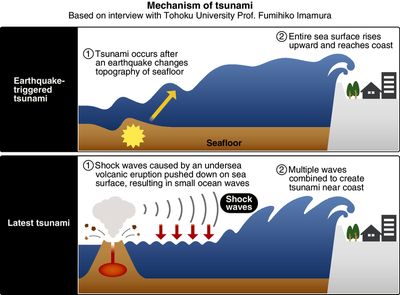 Unusual tide level changes delayed tsunami warnings after Tonga eruption