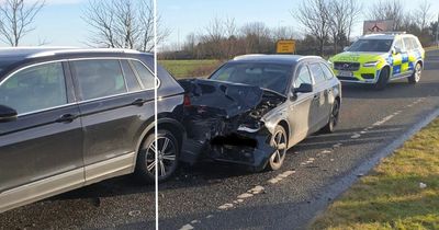 Motorist arrested for 'drug-driving' after Fife crash as second driver nicked and man in hospital