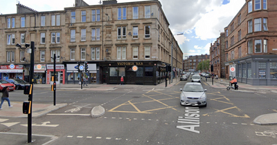 Vehicle fire in Glasgow south side sees Allison Street closed at Victoria Road