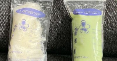 Mum's breastmilk turns green after she tests positive for Covid