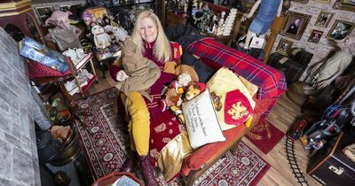 Mum converts attic of her bungalow into surprising shrine