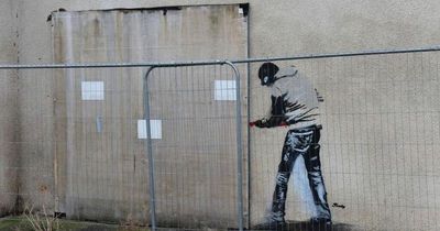 Woman didn't spot new 'Banksy' graffiti on side of her house until seeing it online