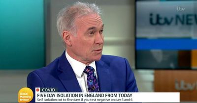 ITV Good Morning Britain's Dr Hilary Jones warns of caution over new 5-day testing rules