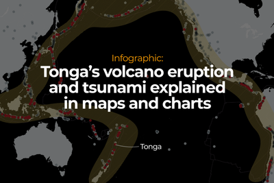 Tonga’s volcano eruption and tsunami explained in maps and charts