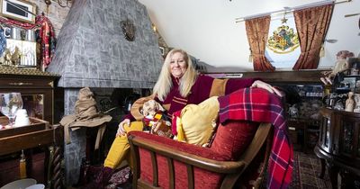 Harry Potter obsessed gran transforms attic into impressive Gryffindor common room