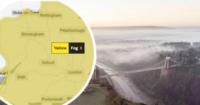 Bristol weather: Met Office's danger warning for two days of fog