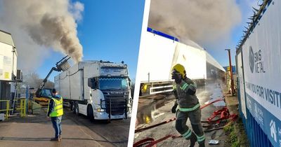 Fire service shares update after St Werburgh's lorry blaze