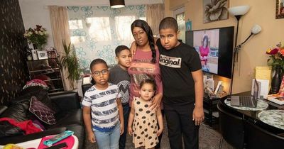Desperate mum and four kids stuck in 'cold and damp' temporary housing for four years