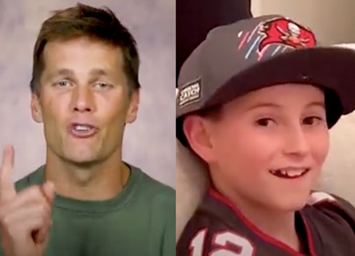 Tom Brady surprises 10-year-old cancer survivor with Super Bowl tickets