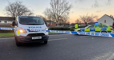 Witnesses tell of shock after girl hit by car in Falkirk as emergency services shut off road