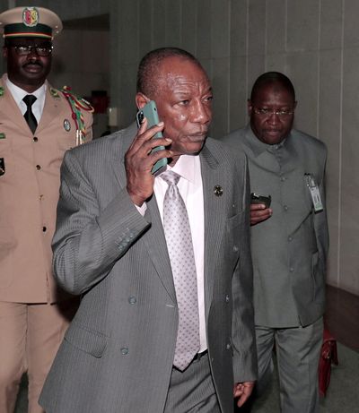 Ousted Guinean leader Conde leaves country for medical check