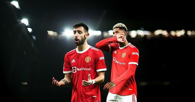 Bruno Fernandes and Marcus Rashford lead major FIFA 22 Man United squad downgrades